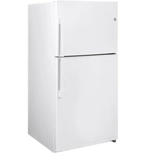 Load image into Gallery viewer, GE� ENERGY STAR� 21.1 Cu. Ft. Top-Freezer Refrigerator