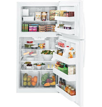 Load image into Gallery viewer, GE� ENERGY STAR� 21.1 Cu. Ft. Top-Freezer Refrigerator