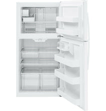 Load image into Gallery viewer, GE� ENERGY STAR� 21.1 Cu. Ft. Top-Freezer Refrigerator