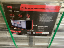 Load image into Gallery viewer, TMG Industrial Pro Series 85? Stainless Steel Adjustable Workbench (TMG-WB85S)