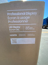 Load image into Gallery viewer, Samsung QB85R-B - Slim 4K UHD Display for Business (Cisco Certified Display)