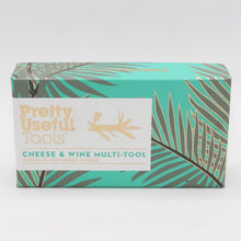 Load image into Gallery viewer, Pretty Useful Tools Cheese & Wine Multi Tool Knife Corkscrew Can Bottle Opener