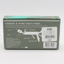 Load image into Gallery viewer, Pretty Useful Tools Cheese & Wine Multi Tool Knife Corkscrew Can Bottle Opener