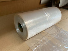 Load image into Gallery viewer, eco friendly perforated poly garment bags - .001 mil. - 18" x 15" x 27" 475/roll