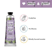 Load image into Gallery viewer, Love Beauty and Planet Hand Lotion (Coconut Argon Oil & Lavender) 1 fl oz