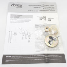 Load image into Gallery viewer, Danze Mid-Town Two Handle Widespread Bathroom Faucet (D304162BS) Satin Black