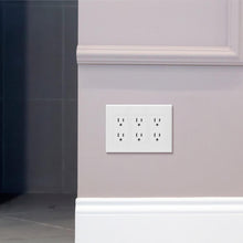 Load image into Gallery viewer, TayMac A3000W Allure Nonmetallic Wallplate Frame with Gang, White