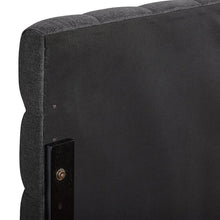 Load image into Gallery viewer, CorLiving Valencia Gray Fabric Upholstered Headboard - Single/Twin