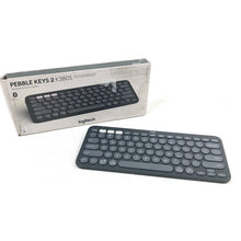 Load image into Gallery viewer, Logitech Pebble Keys 2 K380s, Multi-Device Bluetooth Wireless Keyboard Graphite
