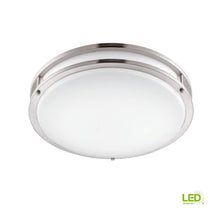 Load image into Gallery viewer, EnviroLite EV1414C3C-35 14 in. Brushed Nickel LED Round Flush Mount Light