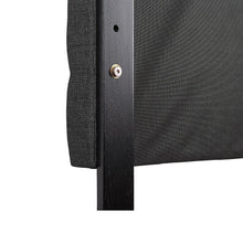 Load image into Gallery viewer, CorLiving Valencia Gray Fabric Upholstered Headboard - Single/Twin