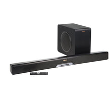 Load image into Gallery viewer, Klipsch RSB-11 Sound Bar and Subwoofer Wireless 4K pass Bluetooth Black