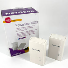 Load image into Gallery viewer, NETGEAR Powerline Adapter Kit, 1000 Mbps Wall-Plug, 1 Gigabit Ethernet