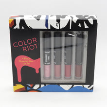 Load image into Gallery viewer, Macy's Color Riot Dynamic Duo Lip Kit (Lip Gloss / Lipstick) 4 Piece