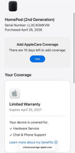Load image into Gallery viewer, Apple HomePod 2nd Generation Smart Speaker - Midnight (MQJ73LL/A)