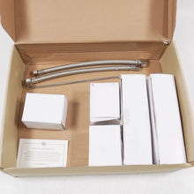 Load image into Gallery viewer, Signature Hardware Melanie Widespread Faucet with Metal Cross Handles and Drain