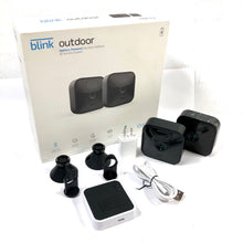 Load image into Gallery viewer, Blink Outdoor 3rd Gen Battery Powered Security Cameras, 2-Camera System - Black