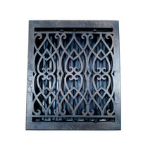 Load image into Gallery viewer, Brass Victorian Bronze style Floor Register 12" x 14" (14-1/8"x15-1/2" Overall)