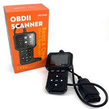 Load image into Gallery viewer, Rexing - Universal OBD II Scanner & Engine Code Reader for 1996+ Vehicles Black
