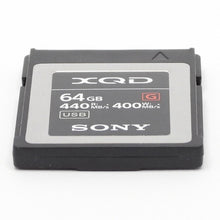 Load image into Gallery viewer, Sony Memory Card XQD G Series 64GB 440mb/s Read 400mb/s Write (QD-G64FJ)