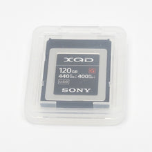 Load image into Gallery viewer, Sony Memory Card XQD G Series 120GB (QD-G120F/J) 440mb/s Read 400mb/s Write