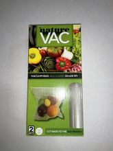 Load image into Gallery viewer, NatureVac Vacuum Seal Bags 2 Rolls @ 11 in. x 19.5 ft. CLEAR