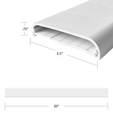 Load image into Gallery viewer, Legrand - Wiremold On-Wall Flat Screen TV Cable Concealment Kit - White(001819)