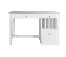 Load image into Gallery viewer, Walker Edison Modern Wood Computer Desk Storage File Drawer 48 Inch, White NB101