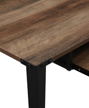 Load image into Gallery viewer, Walker Edison - L-Shaped Wood Corner Bookcase Computer Desk - Rustic Oak