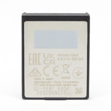 Load image into Gallery viewer, Sony Memory Card XQD G Series 64GB 440mb/s Read 400mb/s Write (QD-G64FJ)