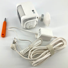 Load image into Gallery viewer, READ Ring Spotlight Cam Plus Plug-In White Outdoor/Indoor Camera NO BATTERY