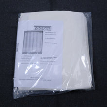 Load image into Gallery viewer, Lot of 11 Hooked Beige Basic Polyester Shower Curtain with Buttonhole Header
