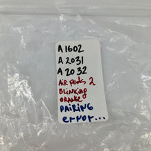 Load image into Gallery viewer, 3-PACK Apple AirPods 2nd Generation w/ Case A1602 A2032 A2031 PAIRING ERROR