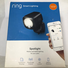 Load image into Gallery viewer, Ring Smart Wireless Spotlight - Black