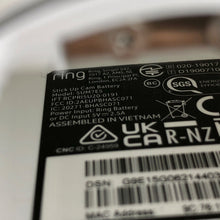 Load image into Gallery viewer, Ring 5UM7E5 Stick Up Cam Security Camera - White (No Battery)