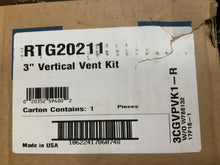 Load image into Gallery viewer, Metal Fab RTG20211 3" x 5" Vertical Concentric Termination Vent Kit, Stainless