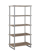 Load image into Gallery viewer, Realspace® Trezza 60"H 4-Shelf Bookcase, Light Oak
