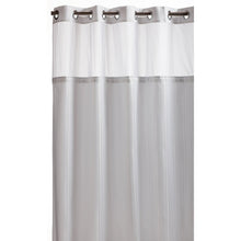 Load image into Gallery viewer, Hookless Madison 71 in. x 77 in. Shower Curtain (HBH53DTB01CRX) White