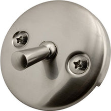 Load image into Gallery viewer, Monogram Brass Waste Overflow Tub Trip Plate Adapts 742095 PVD (MB633BN)