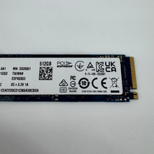Load image into Gallery viewer, Kingston SSD Drive 512GB M.2 2280 PCIe 0M8PDP3512B-AA1 Health 100%