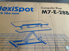 Load image into Gallery viewer, Flexispot M7B 28" Sit/Stand Computer Desk Riser - M7B-E-US-BLACK