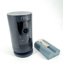 Load image into Gallery viewer, Ring Stick Up Cam Black Outdoor Wireless Battery Security Camera 5UM7E5