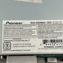 Load image into Gallery viewer, Pioneer AVH-2550NEX 6.8" Digital Media Receiver