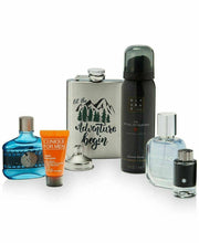 Load image into Gallery viewer, Outdoor Explorer Men Stainless Flask (6-Pc Sampler Gift)