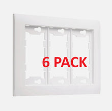 Load image into Gallery viewer, TayMac A3000W Allure Nonmetallic Wallplate Frame with Gang, White