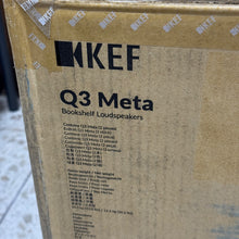 Load image into Gallery viewer, KEF Q3 Meta Bookshelf Speakers (Pair) - Satin White NIB