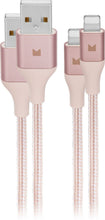 Load image into Gallery viewer, Modal 4' Lightnin to USB Charge/Sync Cable - Pink/Peach (Pack of 5)