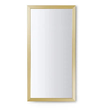 Load image into Gallery viewer, Framed Mirror 30X72 Satin Nickel flat