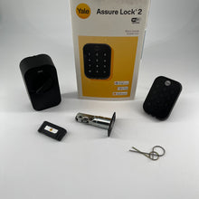 Load image into Gallery viewer, Yale Assure Lock 2 Keypad with Bluetooth - Black Suede YRD410.