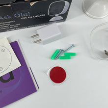 Load image into Gallery viewer, OLA USA - Ask OLA! 2 Way Voice Command Smart Security Camera - White